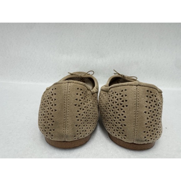 Sam Edelman Felicia 2 Brown Suede Laser Cut Ballet Flats Womens 9.5 - Picture 3 of 8